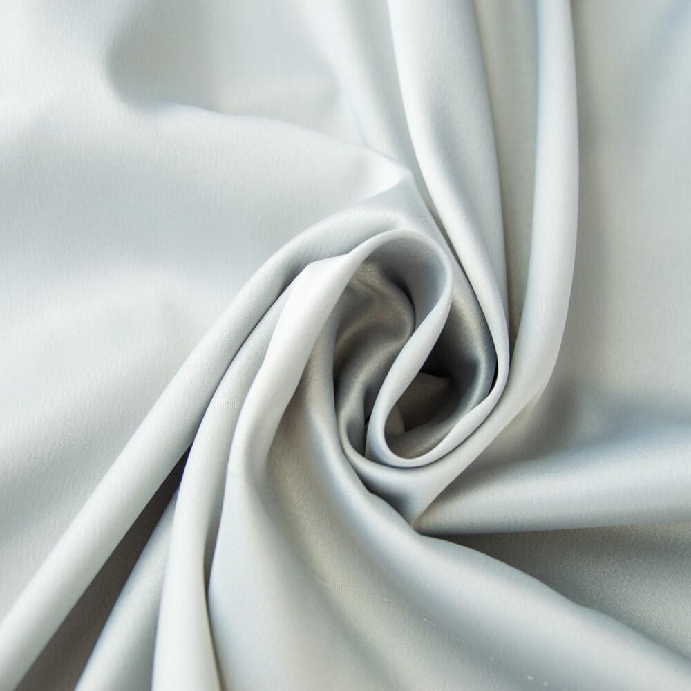 Ткань костюмно-платная Атлас Lux V-23 Светло-серый (11159)