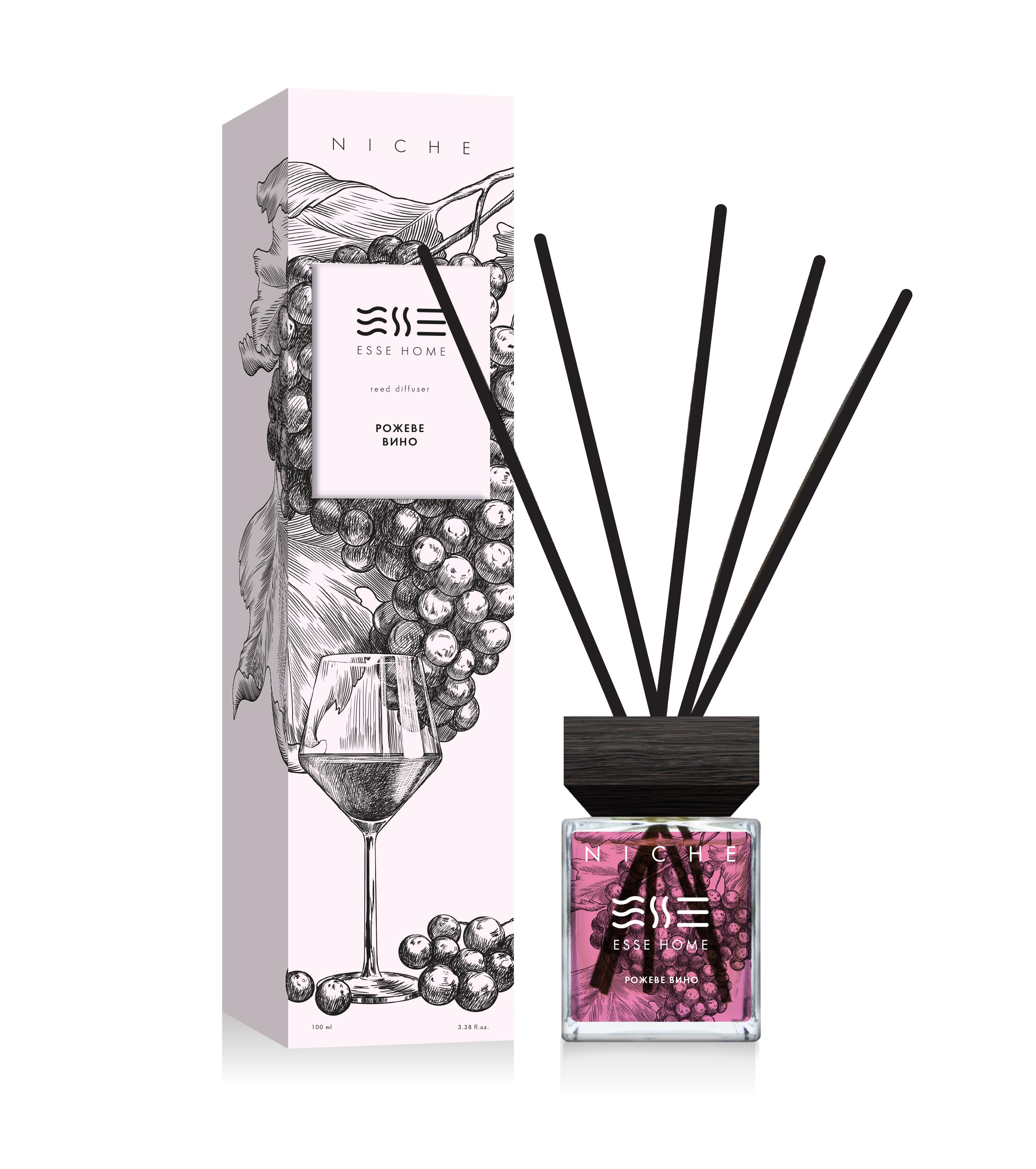 Аромадифузор Esse NICHE Розовое вино 100 мл (HOME-N-RW)