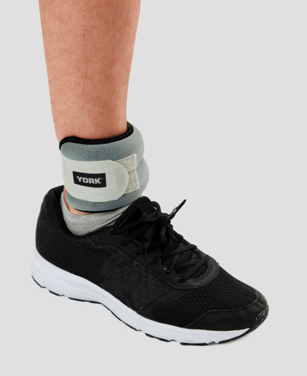 Утяжелители York Fitness Soft для рук и ног 2х1 кг Серый (5061) - фото 2 Утяжелители York Fitness Soft для рук и ног 2х1 кг Серый (5061) - фото 2