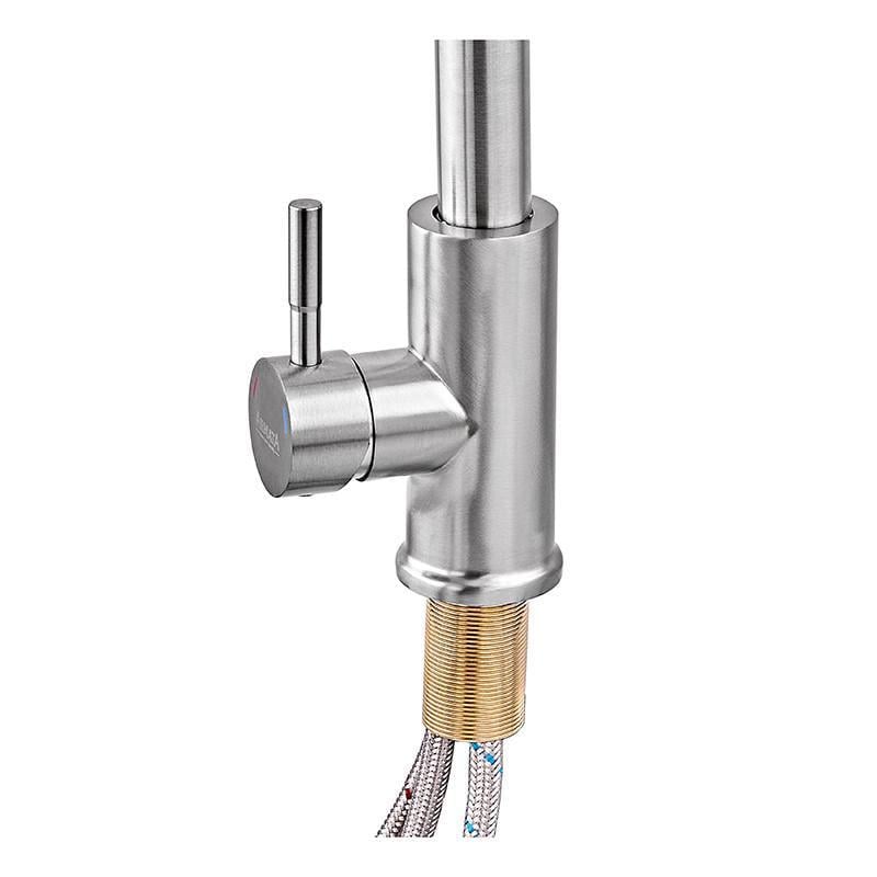 Змішувач для кухні Armata SUS-014-B з висувною лійкою з нержавіючої сталі (CH6488) - фото 5 Змішувач для кухні Armata SUS-014-B з висувною лійкою з нержавіючої сталі (CH6488) - фото 5