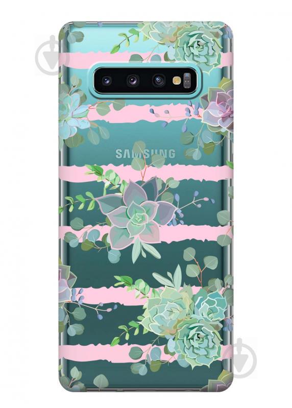 Чехол iSwag для Samsung Galaxy S10 Суккуленты (H379) Чехол iSwag для Samsung Galaxy S10 Суккуленты (H379)