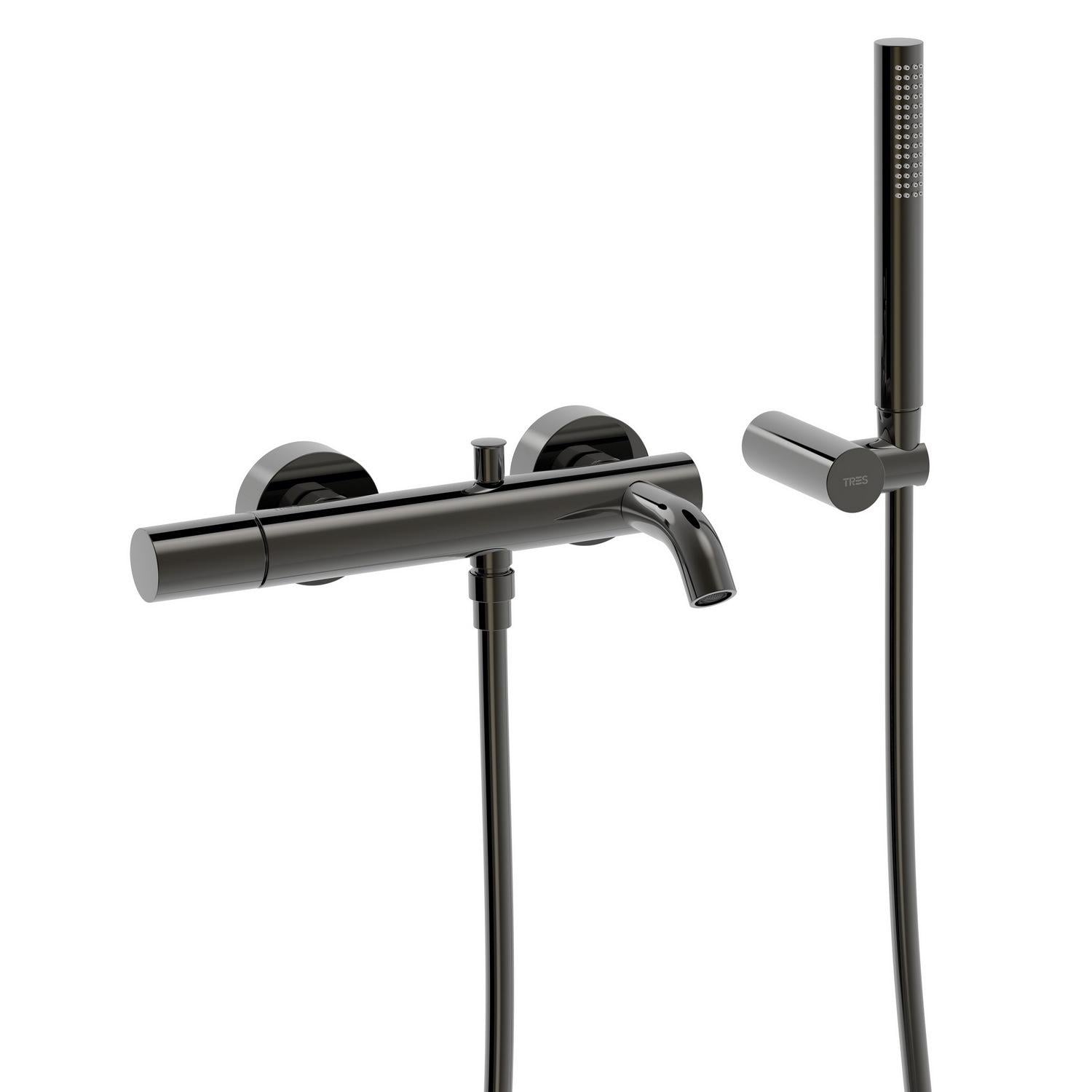 Смеситель для ванны Tres Study Excusive 26117001KM однорычажный Черный (134012)