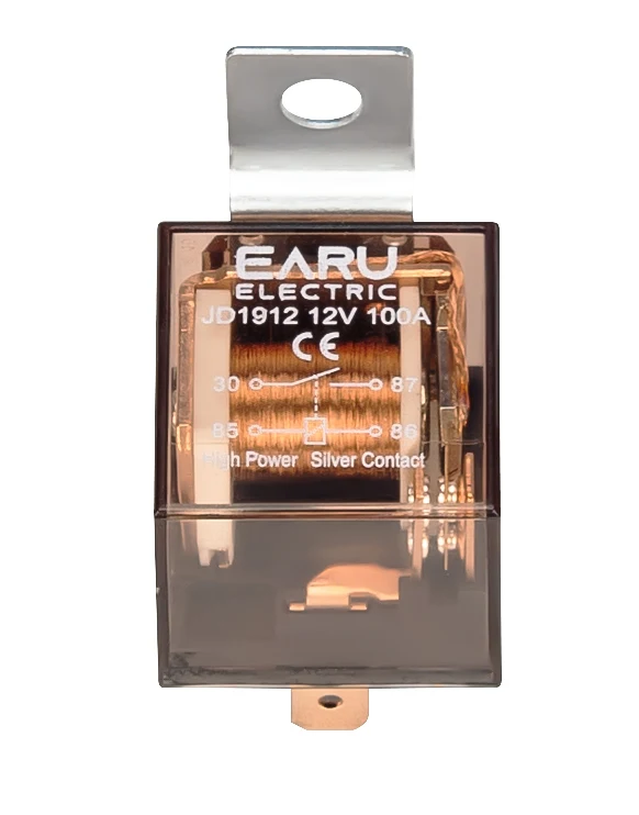 Реле EARU 12В 100А 4 контакти 12V 100A 4 pin водонепроникне