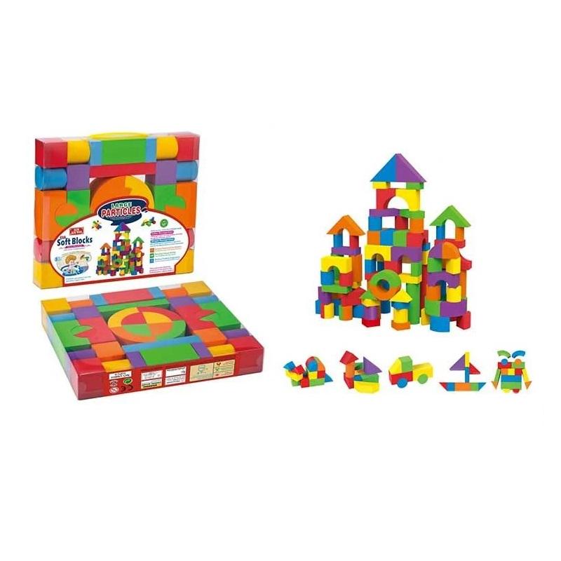 Конструктор дитячий 40 деталей/м`які блоки Multicolor (158692) - фото 2 Конструктор дитячий 40 деталей/м`які блоки Multicolor (158692) - фото 2