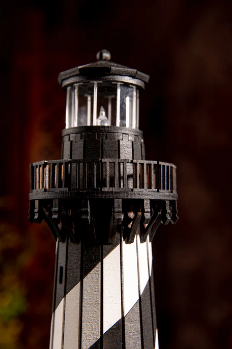 Конструктор деревянный Lighthouse Маяк на мысе Гаттерас США 89 деталей - фото 4