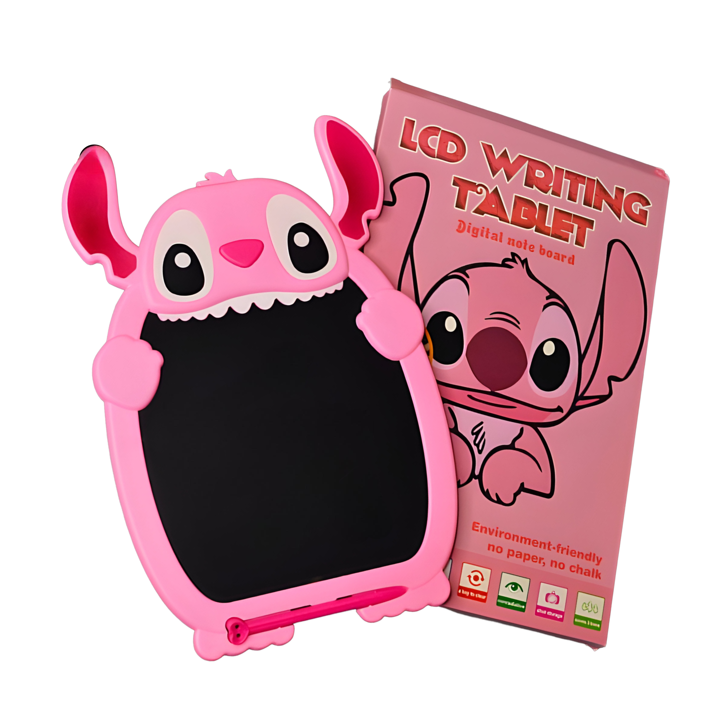 Планшет для малювання дитячий Стіч LCD 8,5" Рожевий (8067)