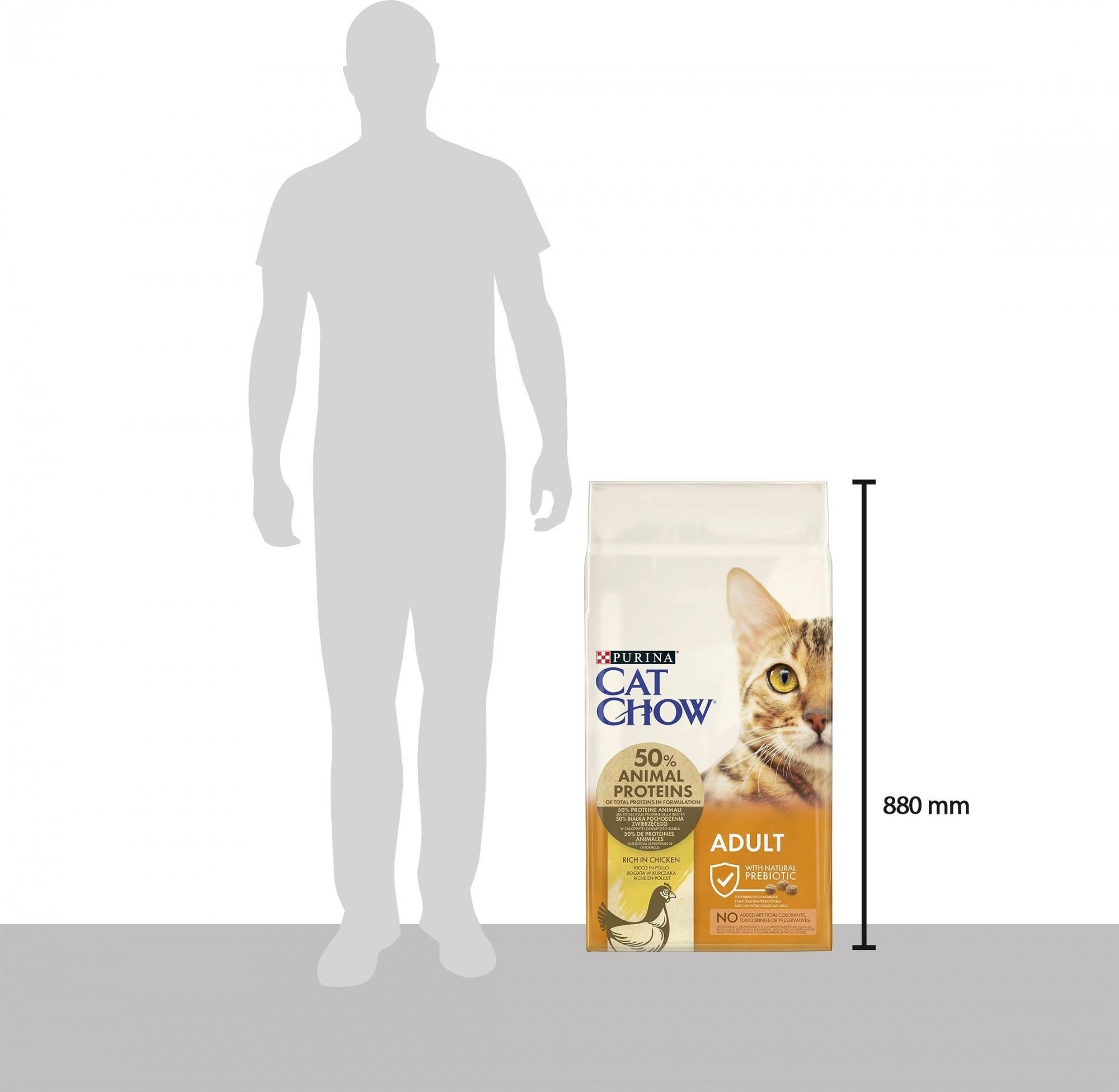 Сухой корм для котов Purina Cat Chow c курицей 15 кг (5997204514127) - фото 4