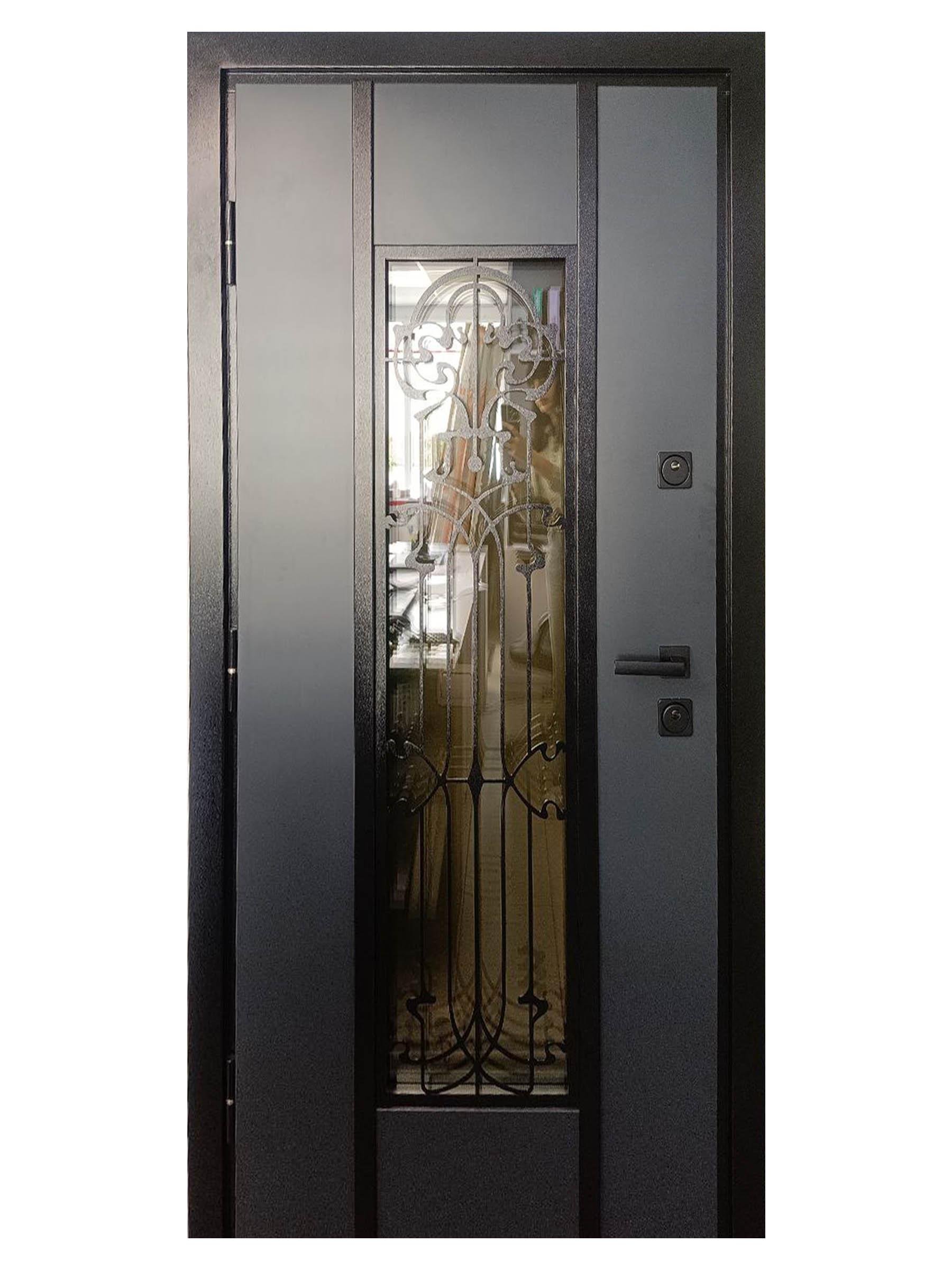 Двері вхідні Максимум NPL400 2040х960 мм Антрацит (62500003) - фото 1 Двері вхідні Максимум NPL400 2040х960 мм Антрацит (62500003) - фото 1