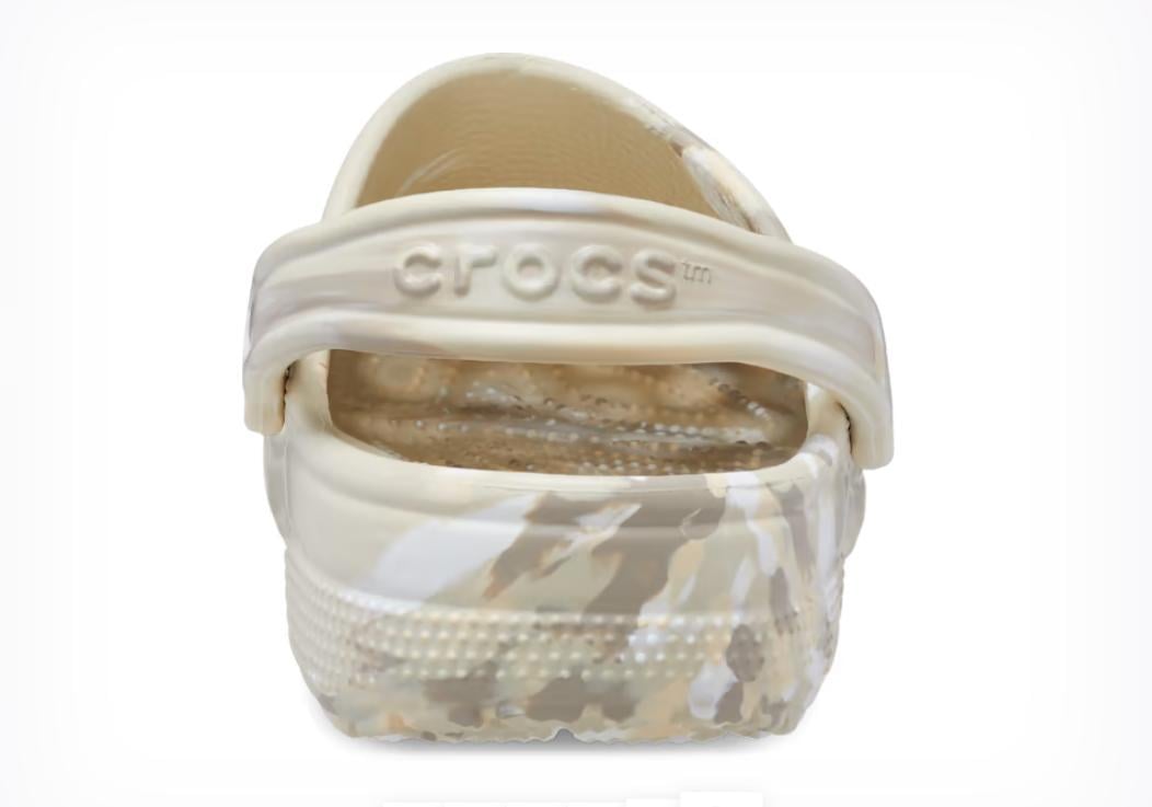 Сабо Crocs Classic Marbled Clog M12 р. 45 29,5 см Bone/Multi (206867) - фото 5