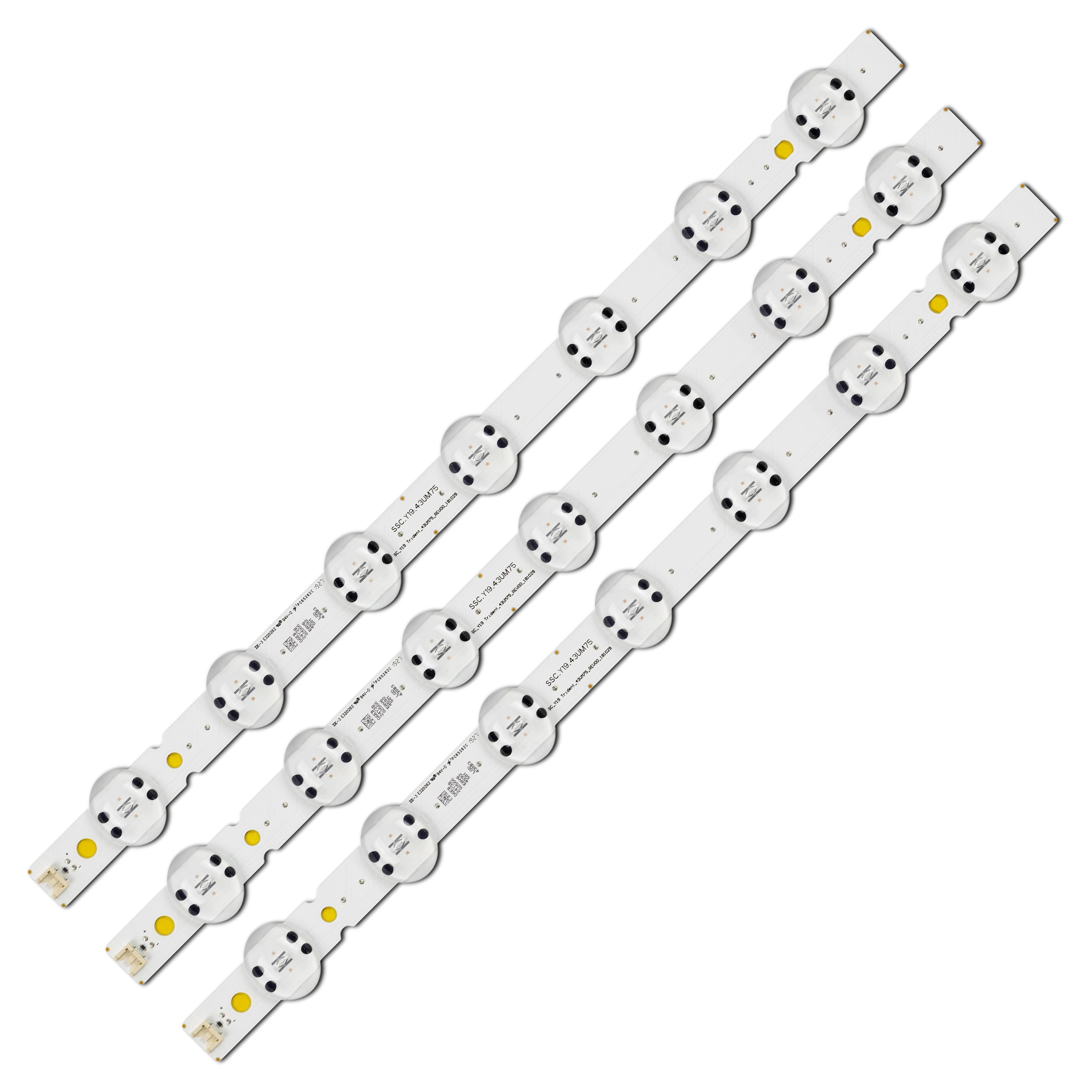 Комплект LED подсветки для TV SSC.Y19.43UM75 SSC_Y19 Trident_43UM75_REV00_181029 SSC_TRIDENT_43UK65_S EAV64013401 43“ 3 шт. (ART-15182)