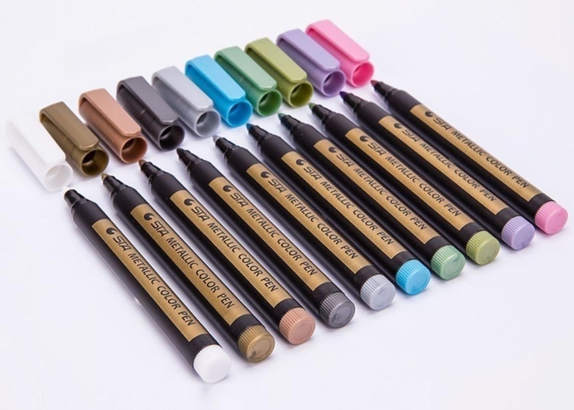 Набір маркерів для малювання Металік 10 шт. - фото 6 Набір маркерів для малювання Металік 10 шт. - фото 6