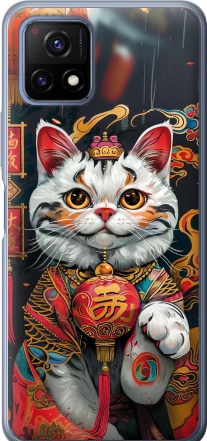 Чехол на Vivo Y52S China Cat v2 (6135u-2242-42517)