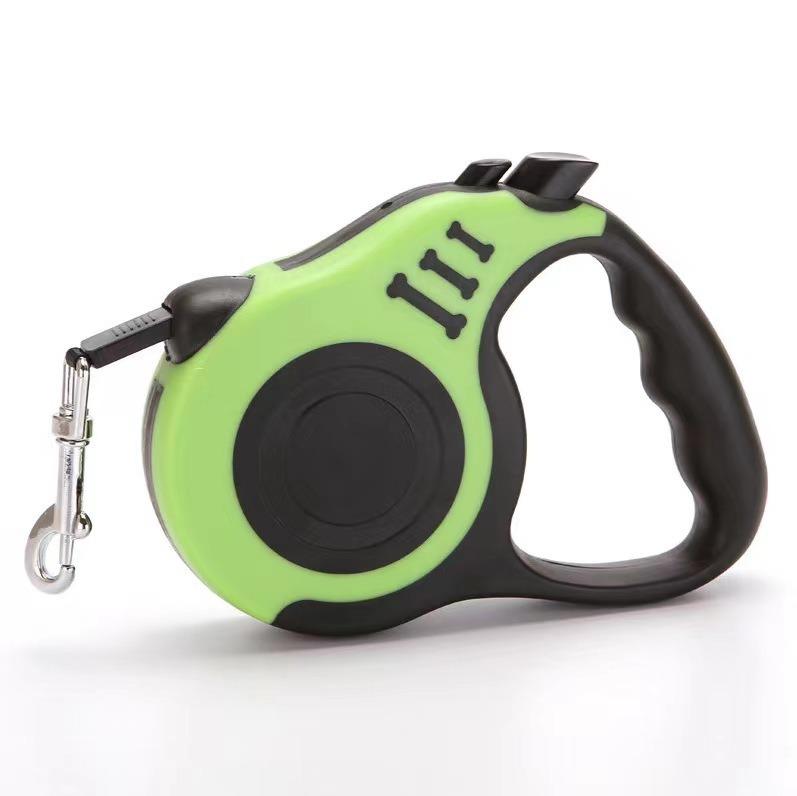 Поводок-рулетка Retractable №1-5 для собак и кошек 5 м Green