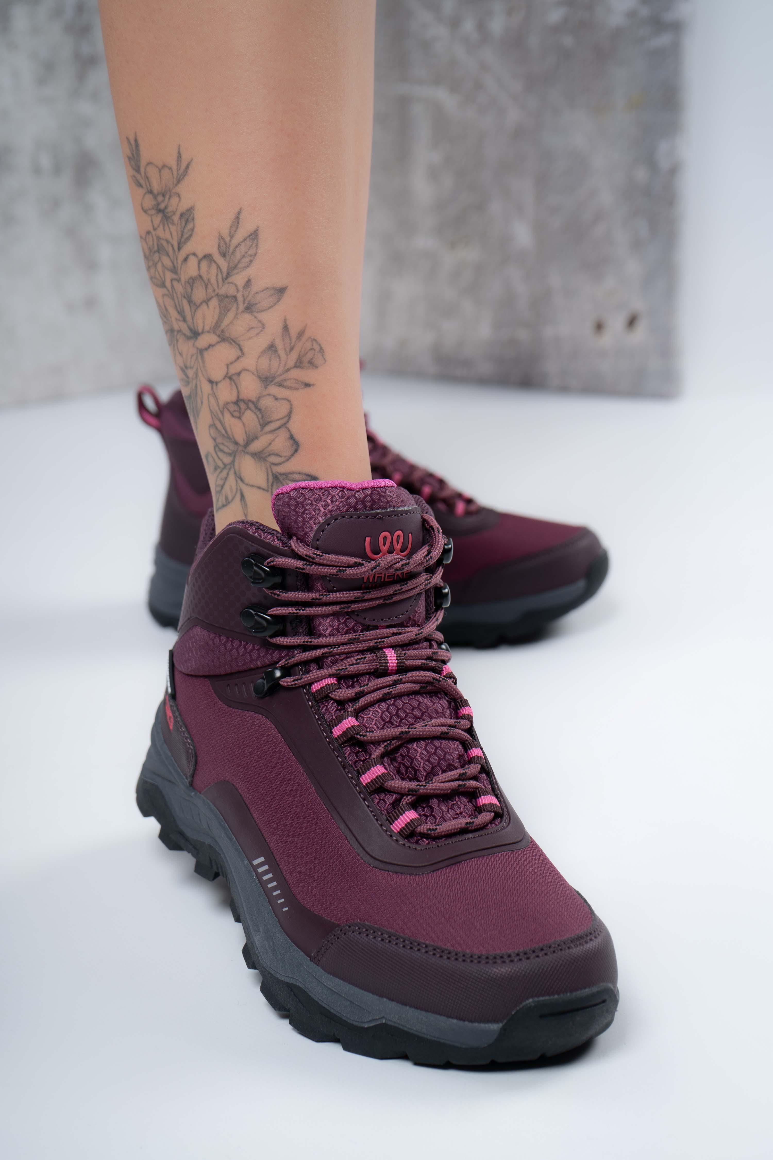 Ботинки женские Where Uwear демисезонные р. 39 Бордовый (346902_39)