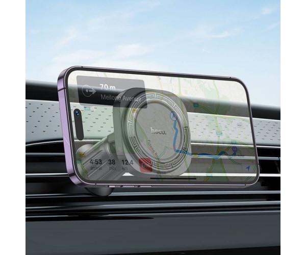 Холдер магнитный автомобильный Hoco H28 Black - фото 7 Холдер магнитный автомобильный Hoco H28 Black - фото 7