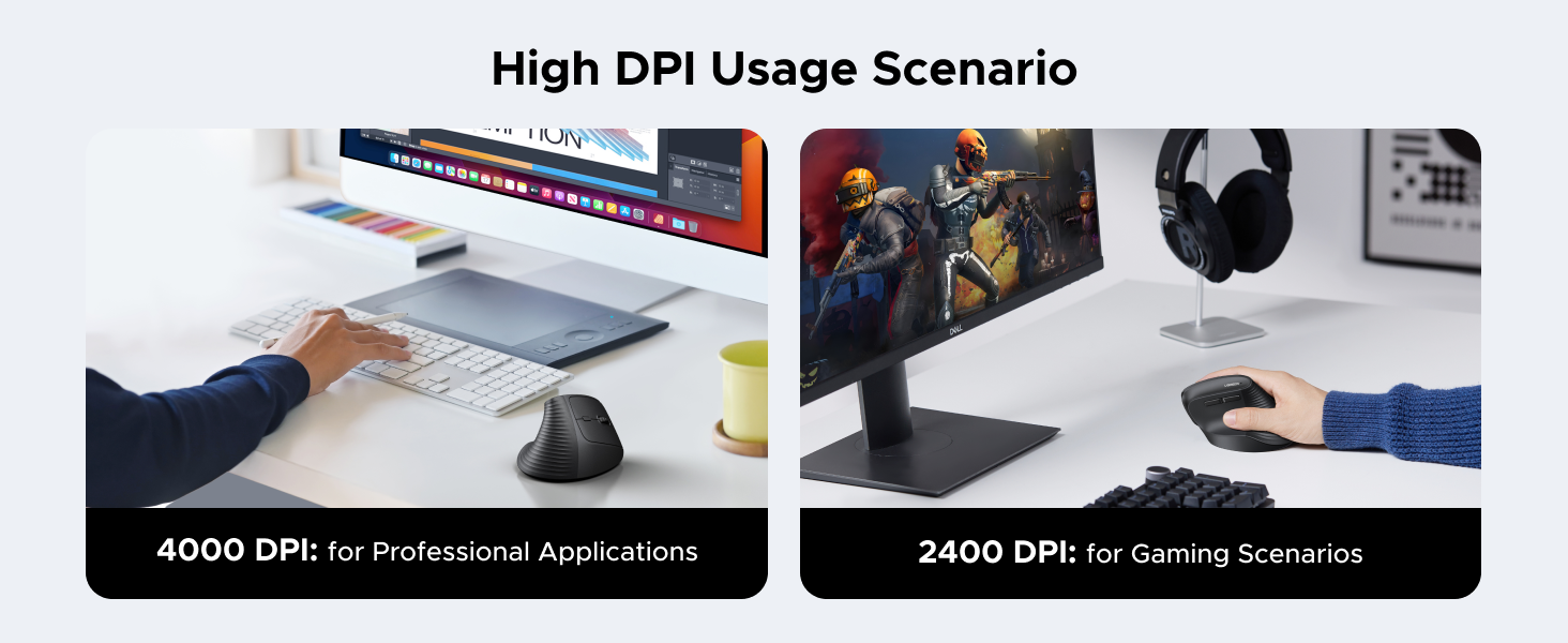 Компьютерная мышка беспроводная UGREEN M571P Black (65042) - фото 6 Компьютерная мышка беспроводная UGREEN M571P Black (65042) - фото 6