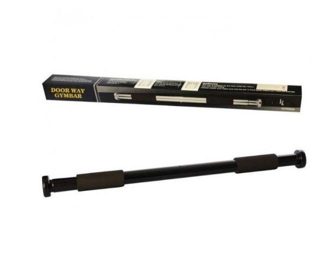Турник с Лямками для дома раздвижной Door Way Gymbar Черный Турник с Лямками для дома раздвижной Door Way Gymbar Черный