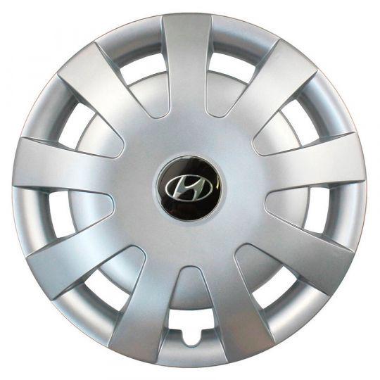 Автомобильные колпаки SKS 405 R16 с логотипом Hyundai 4 шт. Серебристый