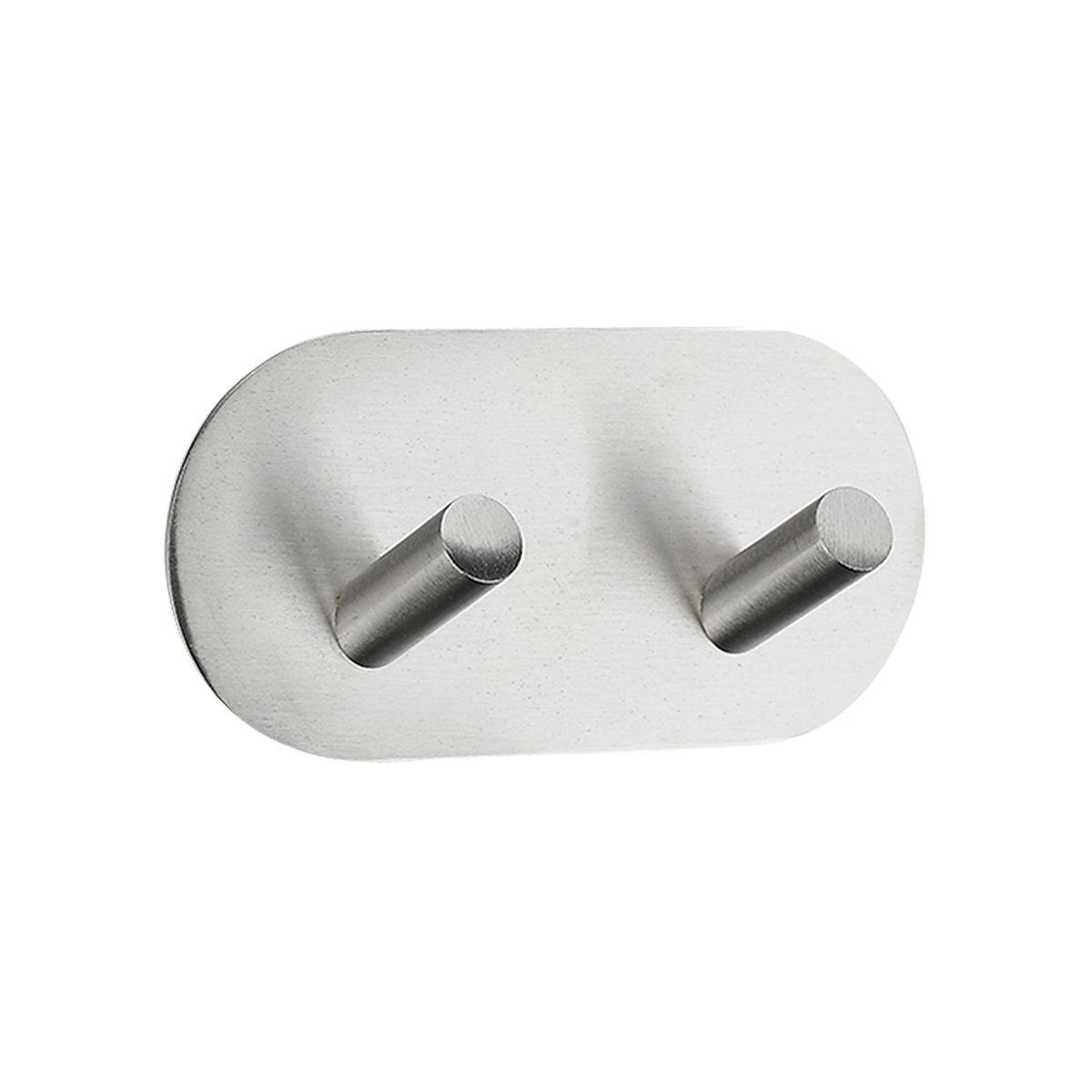 Гачок меблевий подвійний клейкий HSS-504/2R SS