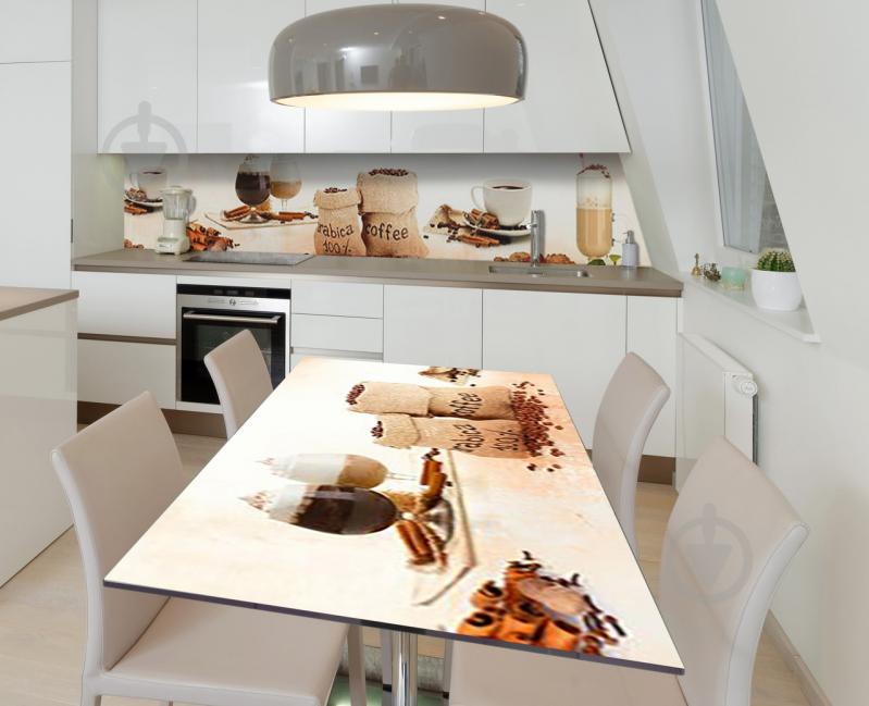 Наклейка 3Д виниловая на стол Zatarga «Арабика свежей обжарки» 650х1200 мм (Z184087/1st)