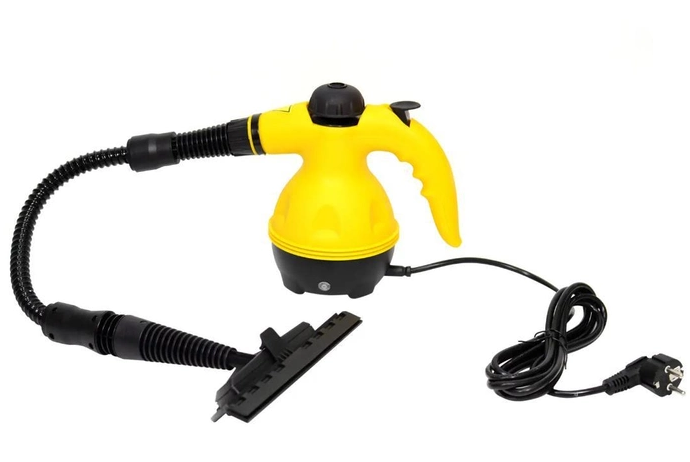 Пароочиститель ручной Steam Cleaner от сети Желтый (DF-A001) - фото 7