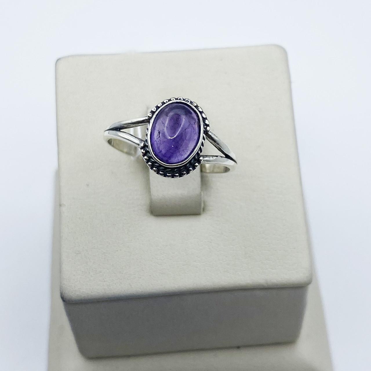 Кольцо серебряное с аметистом р. 17 1,88 г (2036500104)