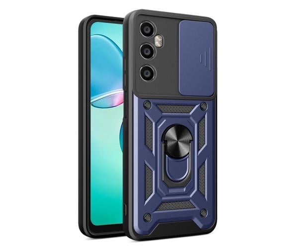 Чехол накладка Ricco Camera Sliding для Realme C65 4G Синий