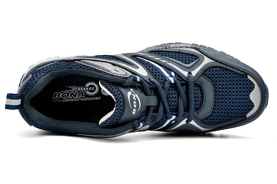 Кросівки чоловічі Bona текстиль/шкіра р. 44 Синій/Сірий (6803202) - фото 3 Кросівки чоловічі Bona текстиль/шкіра р. 44 Синій/Сірий (6803202) - фото 3