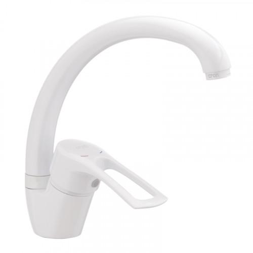 Смеситель для кухни Cron HANSBERG 777 Белый (CR0790)