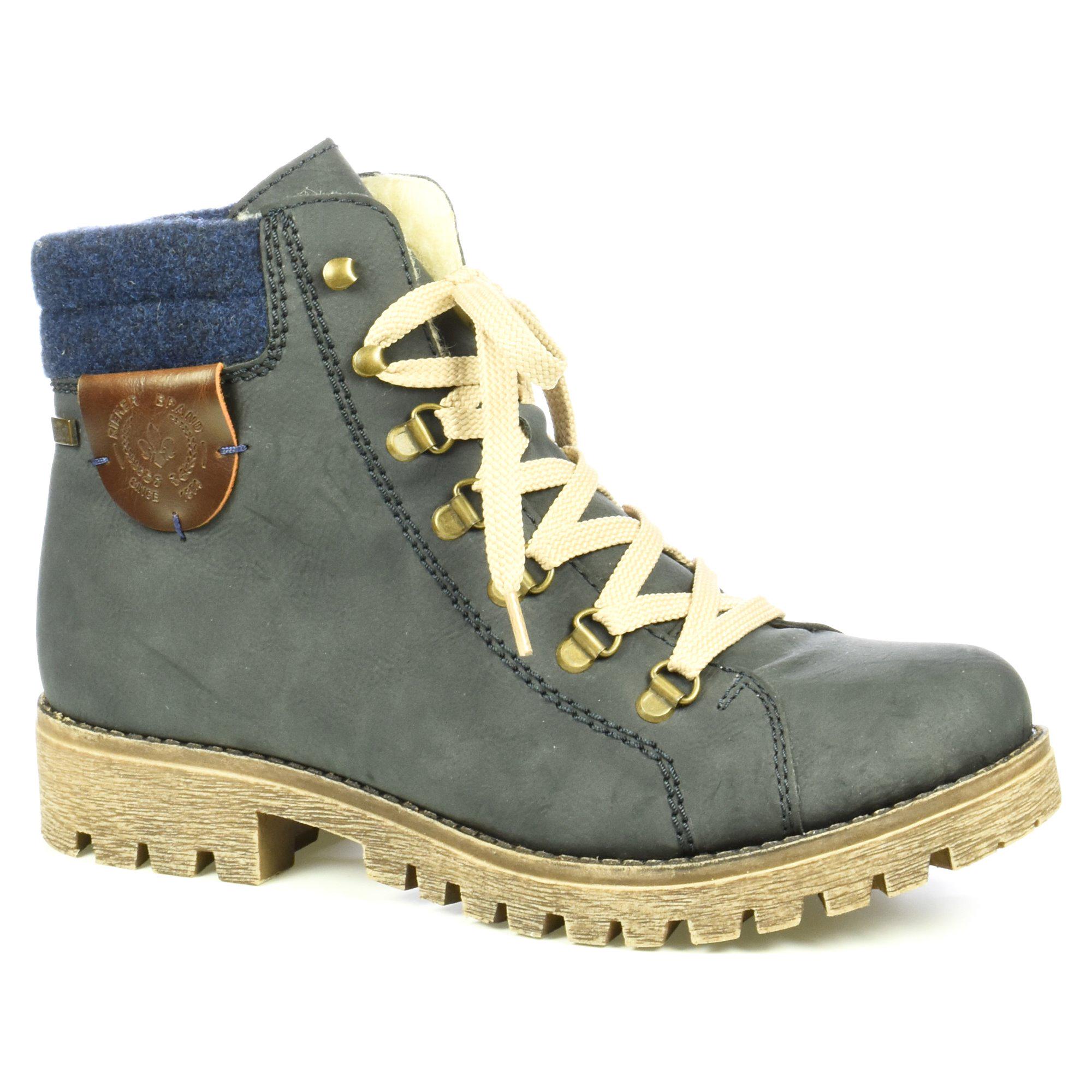 Ботинки зимние женские Rieker р. 38 Синий (011494-38)