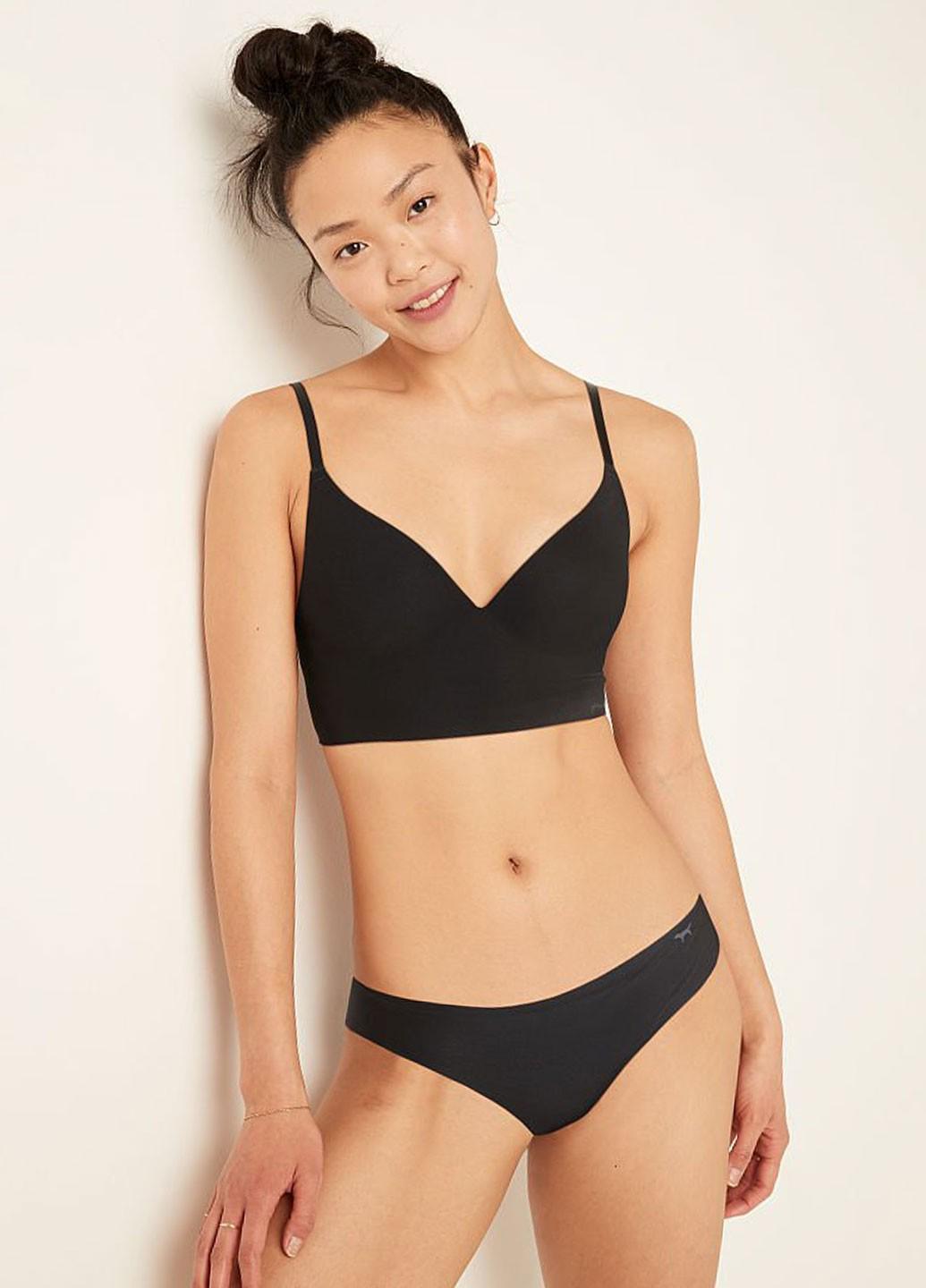 Женские трусы Victoria's Secret 3600000142061QB4L L Черный (57708535)