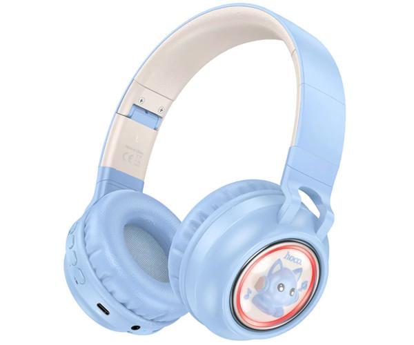 Наушники-гарнитура Bluetooth Hoco W50 400 mAh Blue