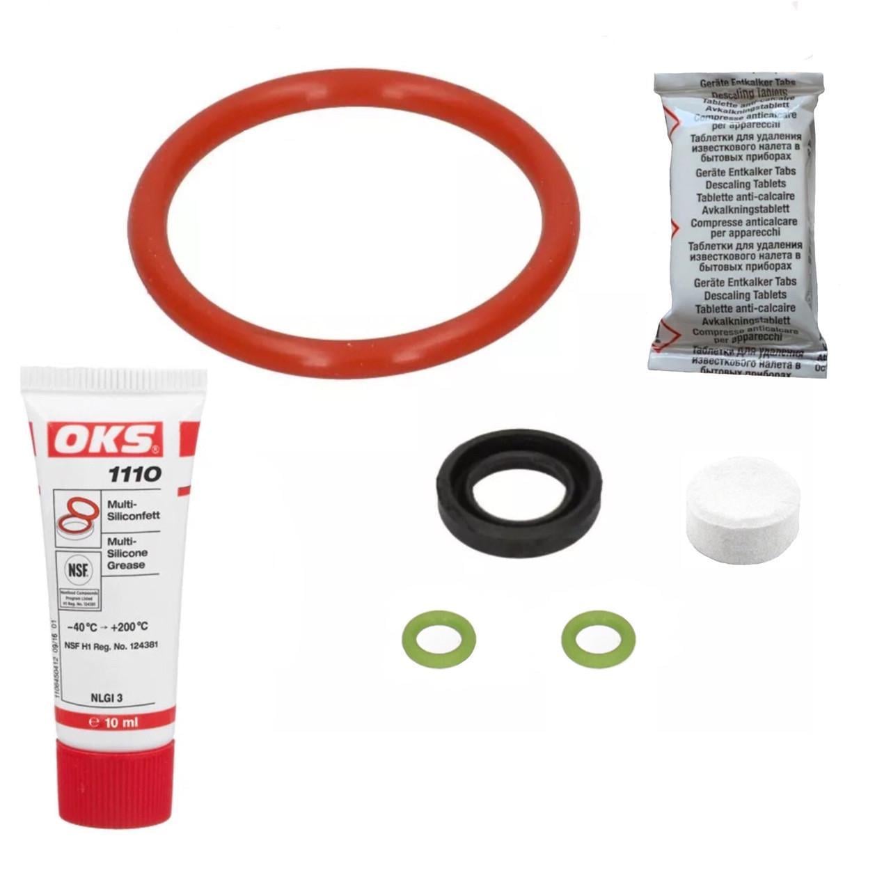 Ремкомплект для обслуживания кофемашины Bosh Vero и пищевая силиконовая смазка OKS1110 (1588825324)