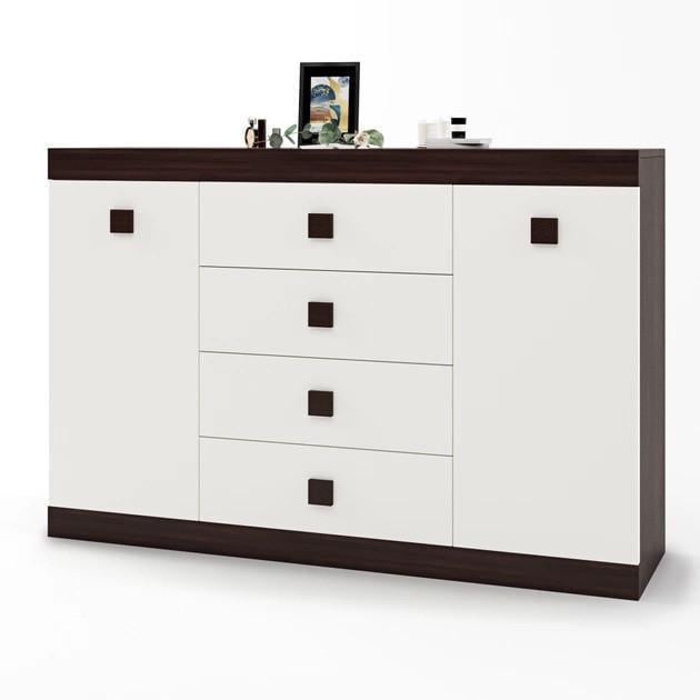 Комод Эверест Соната-8 1400х380х940 мм Венге/Белый (ЕВ20161)