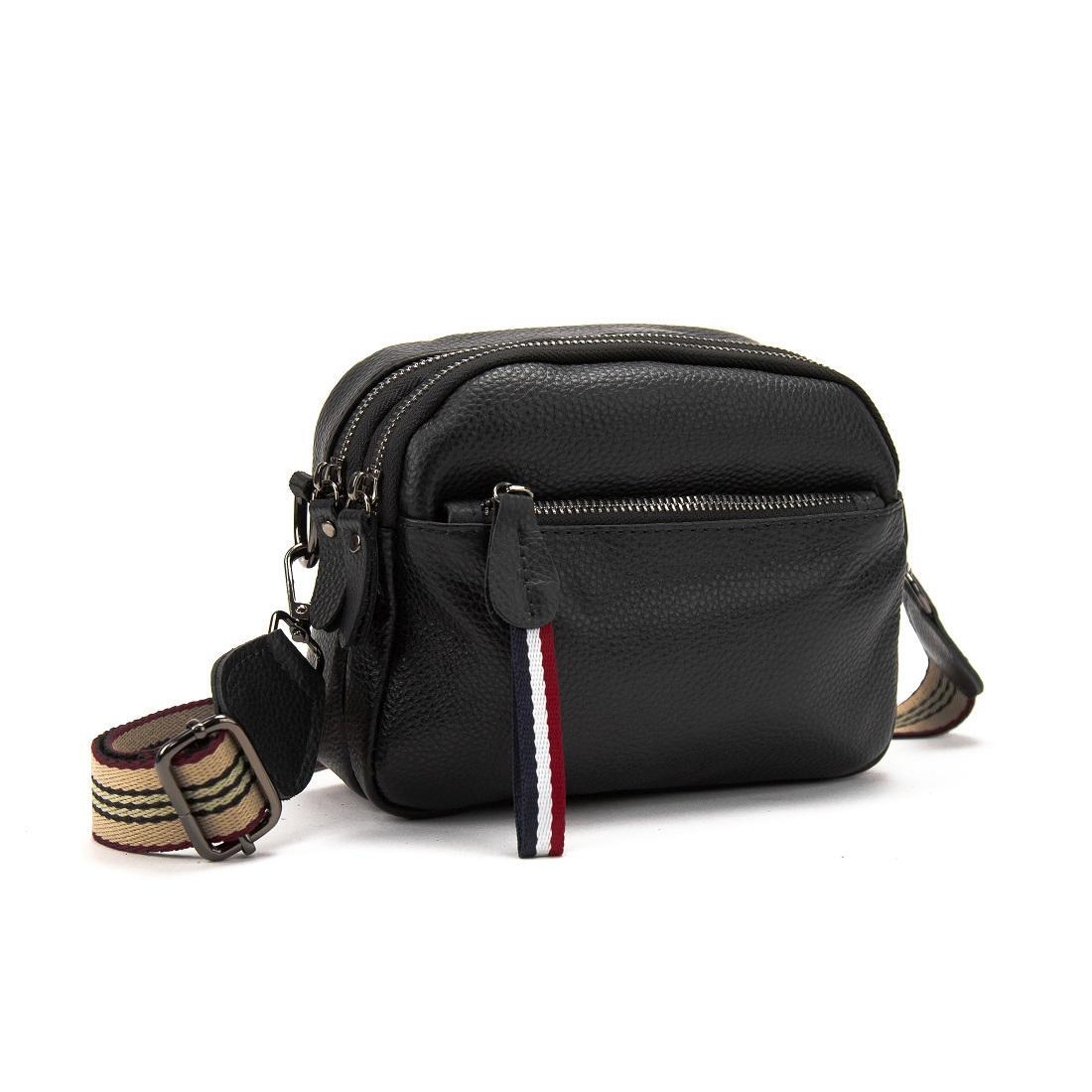 Женская сумка через плечо Royal Bag NM20-W208A из натуральной кожи Черный (6956)