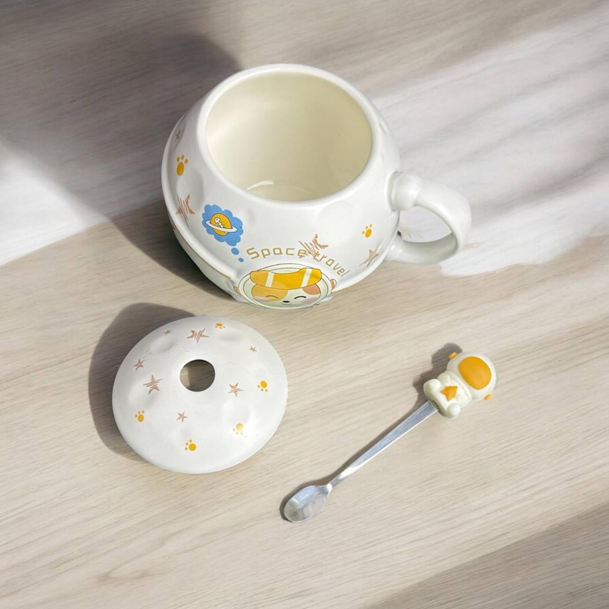 Чашка заварочная Космонавт 14606 400 мл Бежевый (4997048) - фото 2 Чашка заварочная Космонавт 14606 400 мл Бежевый (4997048) - фото 2