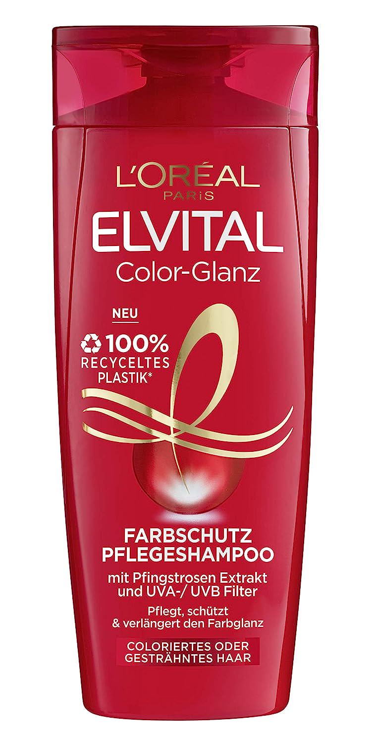 Шампунь для окрашенных и мелированных волос L'Oreal Paris Elvital Color Glanz 400 мл (3600523653898)