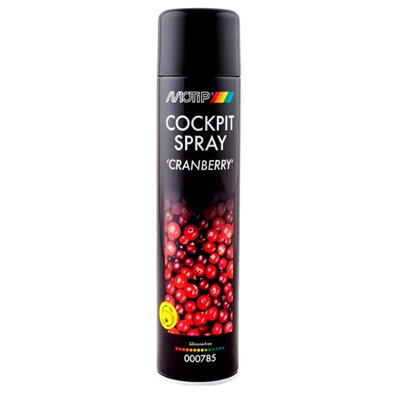 Очищувач панелі приладів Motip Cockpit Spray Журавлина аерозоль 600 мл (000785)