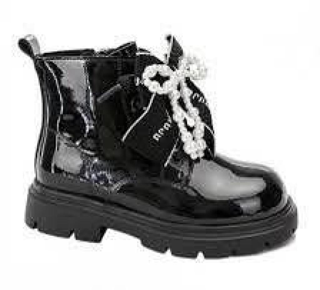 Осенние ботинки для девочек 422 р. 35 Черный