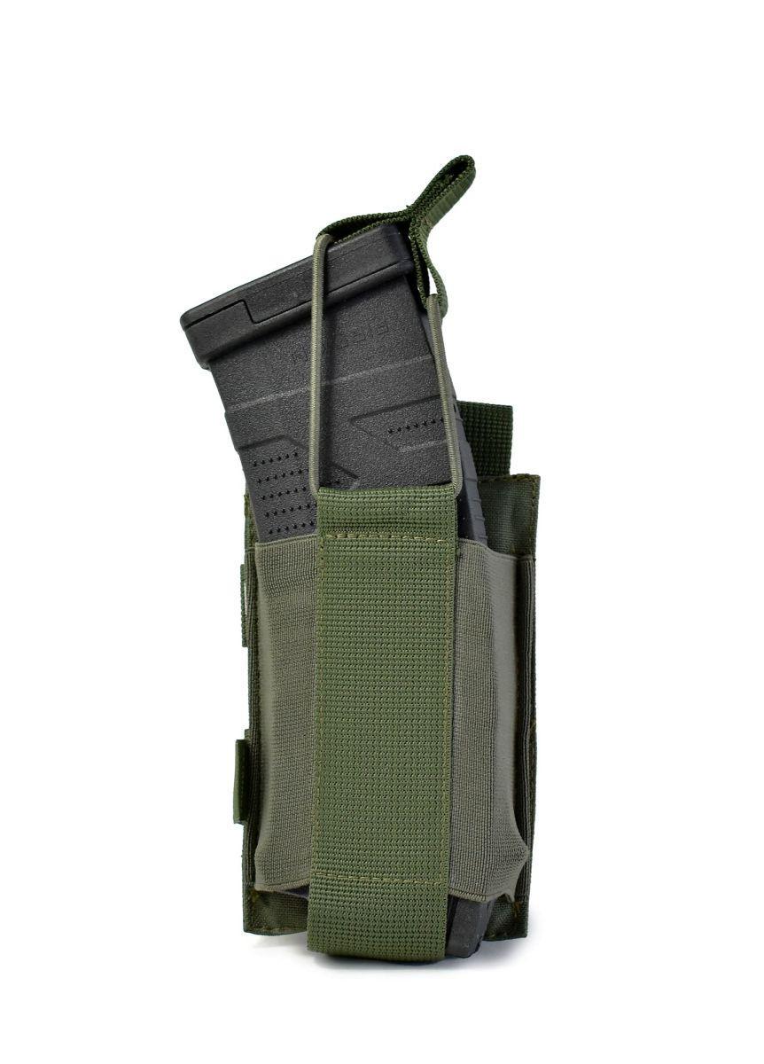 Підсумок для магазинів одинарний GIG military Elastic еластичний Ranger Green (2311000-rg) - фото 3