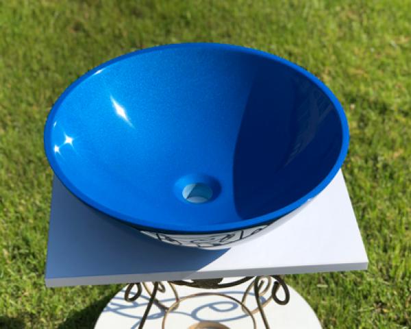 Умывальник Snail Камелия 425х425 мм Лагуна (147Н700) - фото 3 Умывальник Snail Камелия 425х425 мм Лагуна (147Н700) - фото 3