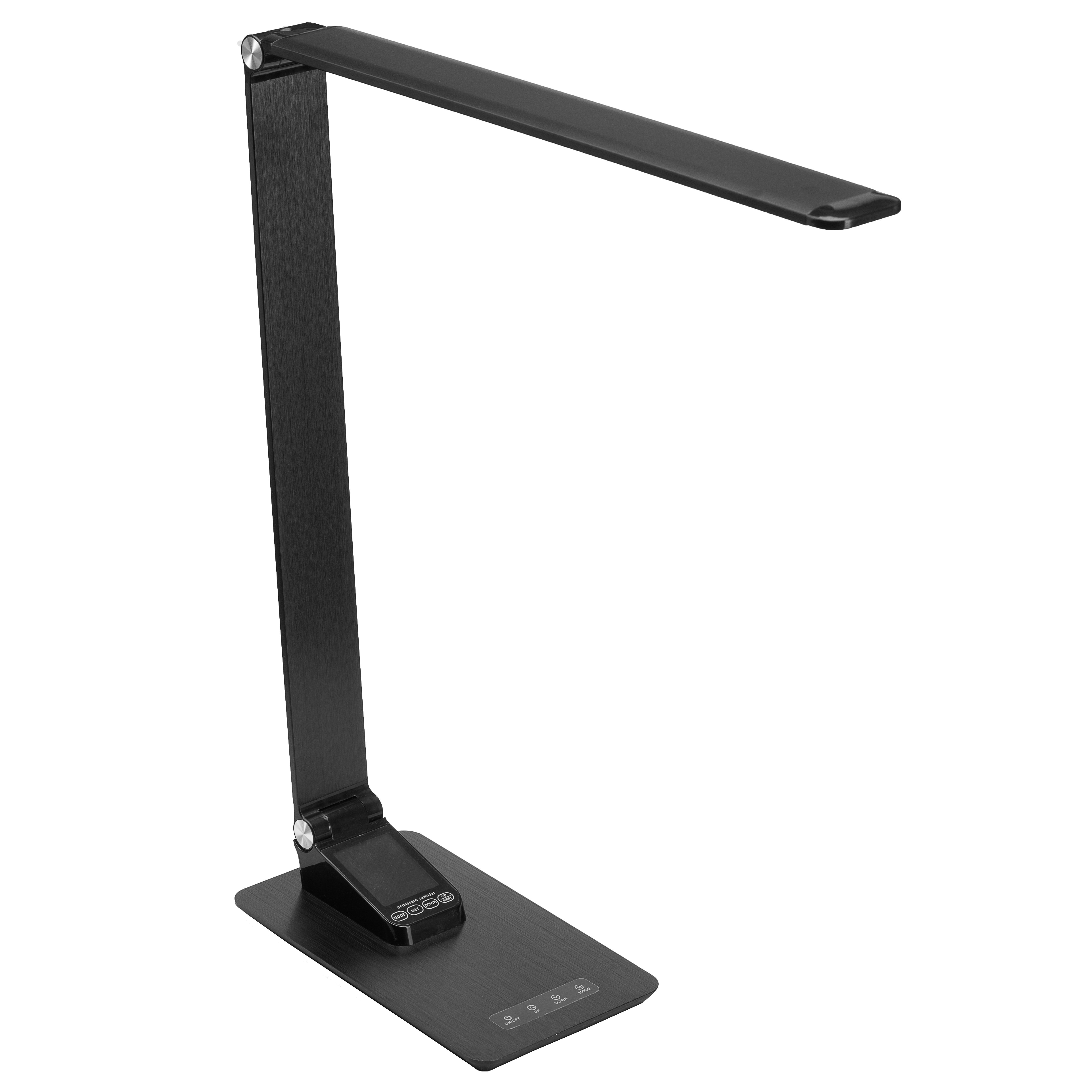 Настільна лампа Lightrich TC-180 c годинником і термометром, Black - фото 2 Настільна лампа Lightrich TC-180 c годинником і термометром, Black - фото 2