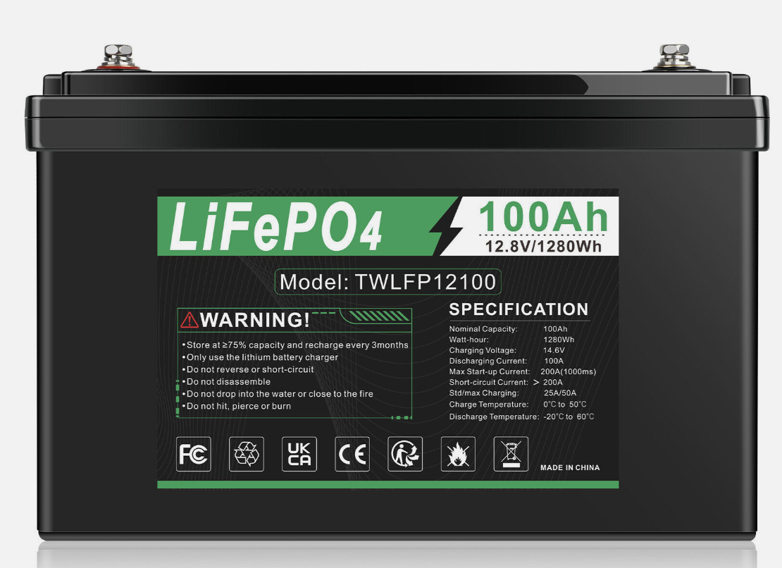 Батарея аккумуляторная LiFePo4 TWLFP12100 12,8V 100 Ah