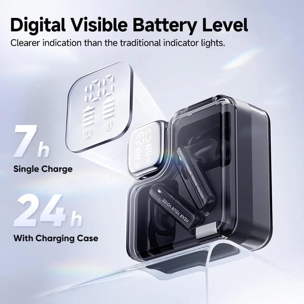 Навушники TWS QCY MeloBuds Neo T31 Black - фото 11