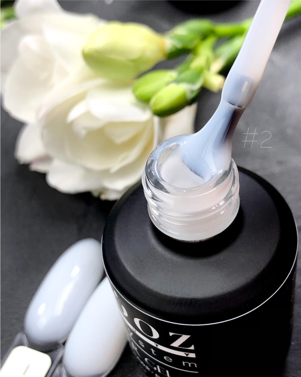 Гель для наращивания ногтей Crooz Water Gel 15 мл №2 Молочный
