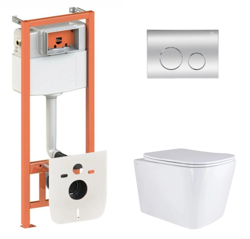 Комплект для ванной комнаты Qtap Nest 4в1 подвесной унитаз Tern Ultra Quiet 525x345x360 мм и установка QT17332303AW47508 (66374) Комплект для ванной комнаты Qtap Nest 4в1 подвесной унитаз Tern Ultra Quiet 525x345x360 мм и установка QT17332303AW47508 (66374)