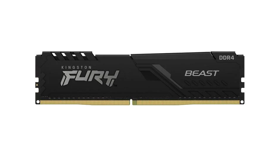 Оперативная память Kingston Fury Beast DDR4 16GB/3200 Black (KF432C16BB1/16)