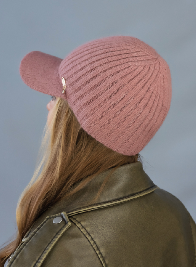 Кепка женская теплая Braxton Кокетка Темный пудровый (768W) - фото 2 Кепка женская теплая Braxton Кокетка Темный пудровый (768W) - фото 2