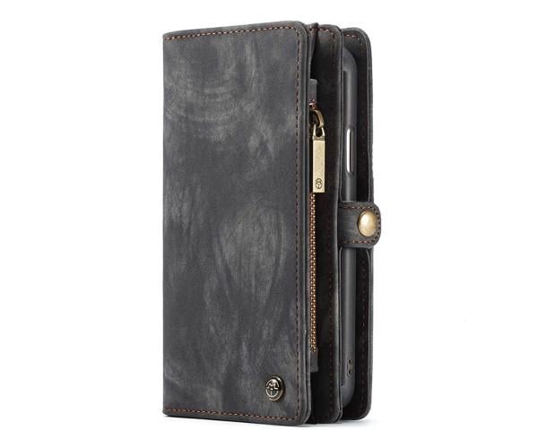 Чехол-кошелек CaseMe Retro Leather для iPhone 13 Pro Max, Black