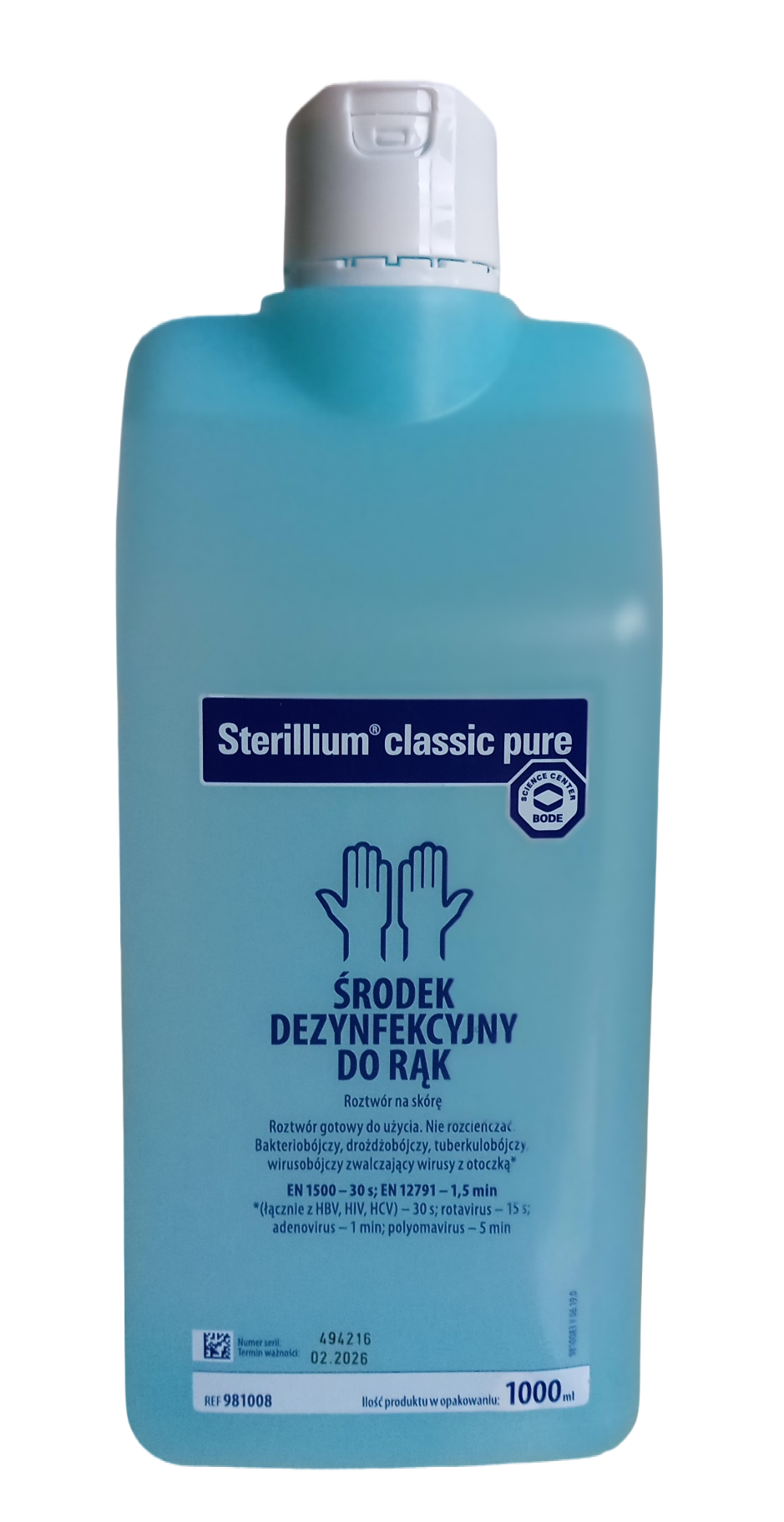 Антисептик Sterillium Classic Pur 1 л (5750)